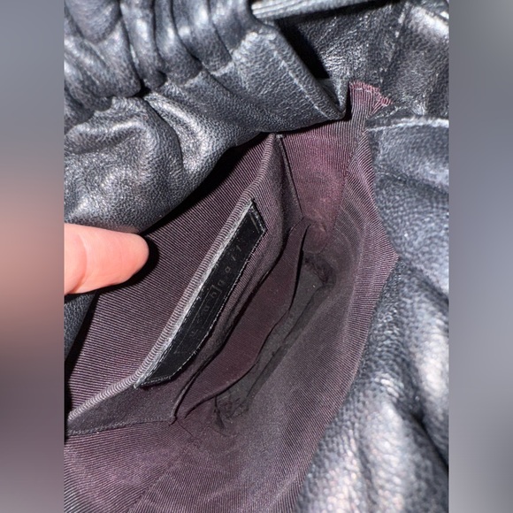 Vintage Leather Susan Gail bucket drawstring purse - Picture 8 of 12